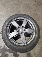 4 pneus hiver sur jantes 215/55/R17/v98, Autos : Pièces & Accessoires, Pneus & Jantes, Enlèvement, Utilisé, Pneus hiver, 215 mm