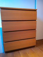 Ladenkast Ikea, Malm, Ophalen, 100 tot 150 cm, 50 tot 100 cm, 3 of 4 laden
