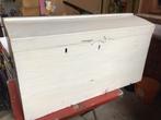 Geschilderde houten koffer, Huis en Inrichting, Woonaccessoires | Kisten, Ophalen, Minder dan 50 cm, Gebruikt, 50 tot 100 cm