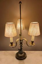 Splendide  lampadaire  ancien de table à 3 branches, Antiquités & Art, Enlèvement