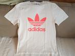 Adidas t-shirt in wit en zalm maat 42, Kleding | Dames, Adidas, Wit, Maat 42/44 (L), Ophalen of Verzenden