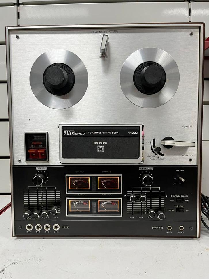 JVC Nivico 1400U Quadrafonische bandrecorder uit de jaren 70, Audio, Tv en Foto, Bandrecorder, Bandrecorder, Ophalen