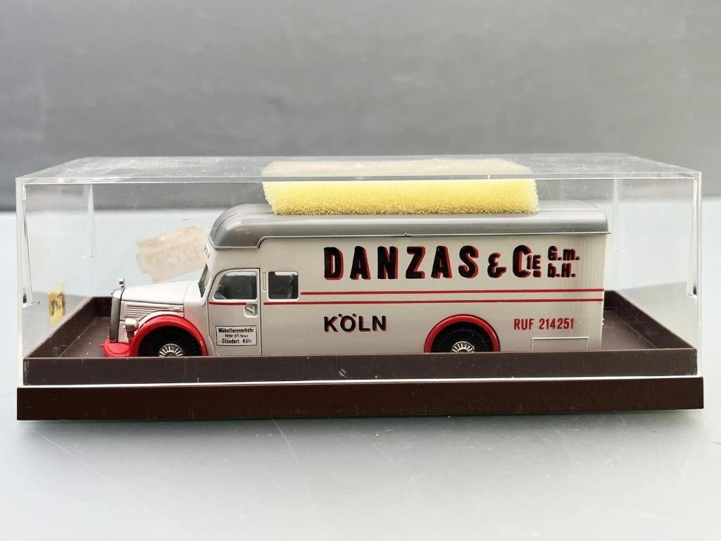 1:87 Brekina 5502 Mercedes Benz O 6600 Danzas Köln, Ophalen of Verzenden, Zo goed als nieuw, Bus of Vrachtwagen, Brekina