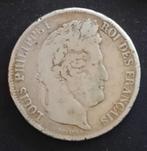 5 voor Louis-Philippe II 1841 KW, Ophalen of Verzenden, Zilver