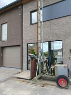 Élévateur de chantier, chevalets de maçonnerie, entretoises,, Bricolage & Construction, Échafaudages, Enlèvement, Utilisé