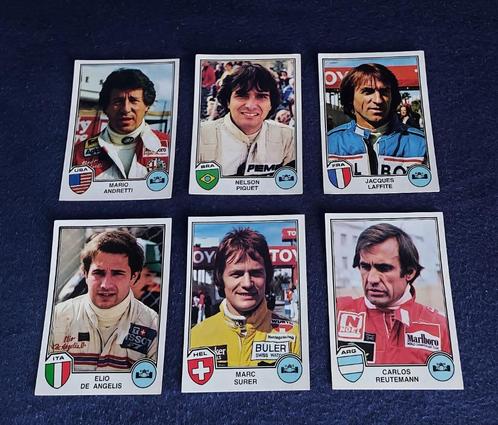 6 versch. Panini stickers cards F1 ' Euro 1982 '  -nieuw-, Hobby en Vrije tijd, Stickers en Plaatjes, Zo goed als nieuw, Meerdere stickers