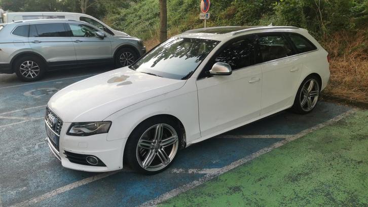 Audi s4 b8, Auto's, Audi, Particulier, S4, Open dak, Benzine, Break, 5 deurs, Automaat, Wit, Overige kleuren, Leder, Vierwielaandrijving