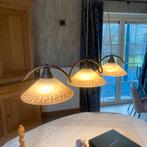 2 luminaires suspension, Vintage, Verre, Enlèvement, Utilisé