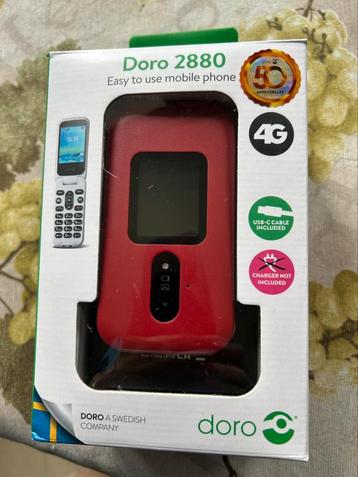 Doro 2880, Enlèvement ou Envoi, Comme neuf, Rouge