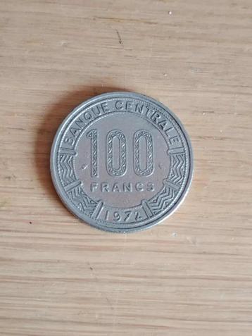 CENTRAAL AFRIKAANSE REPUBLIEK 100 Francs 1972 beschikbaar voor biedingen