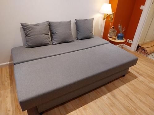 Canapé Ikea convertible, Maison & Meubles, Chambre à coucher | Canapés-lits, Comme neuf, 80 cm, 190 cm ou moins, Gris, Enlèvement