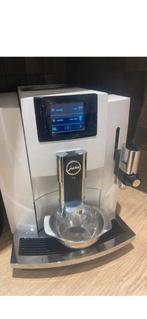 Jura E8 pianowhite, Afneembaar waterreservoir, Gebruikt, 10 kopjes of meer, Koffiebonen