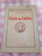 Antiek boek - Choix de Fables - La Fontaine, Antiek en Kunst, Ophalen of Verzenden