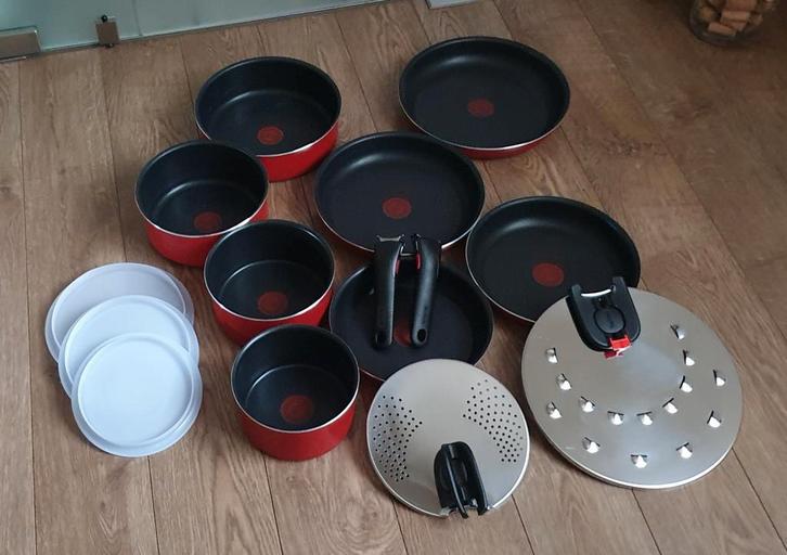 Tefal Ingenio pannenset 15-delig (Nieuw), Huis en Inrichting, Keuken | Potten en Pannen, Nieuw, Pannenset, Ophalen