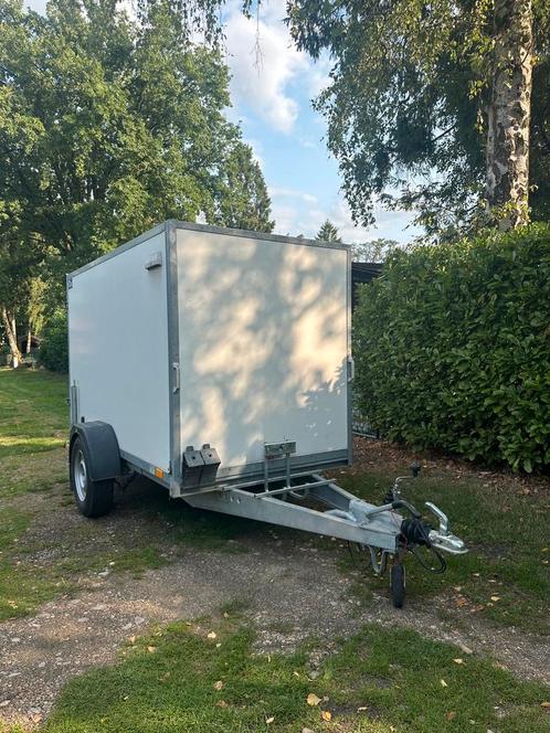 Gesloten aanhangwagen geremd enkelas, Auto diversen, Aanhangers en Bagagewagens, Gebruikt, Ophalen