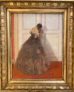 Schilderij Karel Van Belle, Antiek en Kunst, Kunst | Schilderijen | Klassiek, Ophalen of Verzenden