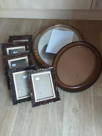 Antieke fotokaders  jaren  50 & 60 ! beschikbaar voor biedingen
