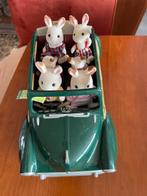 Sylvanian 4827 auto met 6 passagiers, 2 kinderstoelen., Ophalen of Verzenden, Gebruikt, Poppenhuis