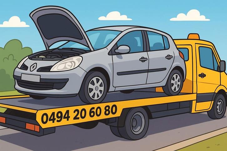 Remorquage Mons 24h7j, Auto diversen, Handleidingen en Instructieboekjes, Ophalen