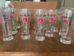 Jack- op vintage glazen met witte leeuw en kroon – retro, Ophalen, Zo goed als nieuw, Glas of Glazen, Leeuw