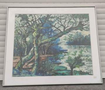 Huile sur panneau signe Willy vermeersch beschikbaar voor biedingen