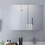 Spiegelkast badkamer 80bx15dx60h MDF wit x2, Huis en Inrichting, Ophalen, Nieuw