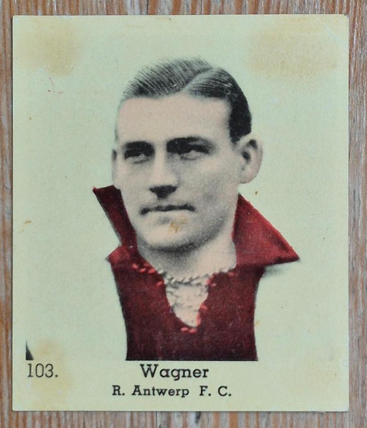 1935 Lecocq (pre panini) 103 Wagner Antwerp FC, Verzamelen, Sportartikelen en Voetbal, Gebruikt, Poster, Plaatje of Sticker, Ophalen of Verzenden