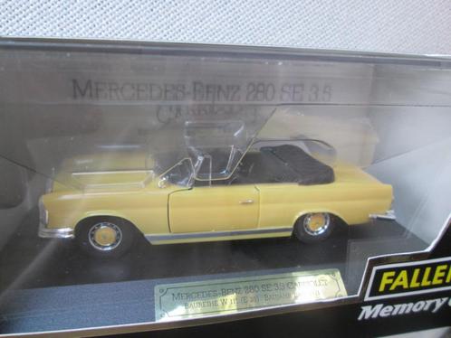 Faller Mercedes-Benz 280 SE 3.5 Cabrio 1:43, Hobby en Vrije tijd, Modelauto's | 1:43, Ophalen of Verzenden