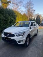 Ssangyong actyon 2.0 4x4, Auto's, SsangYong, Euro 5, Zwart, Actyon Sports, Leder
