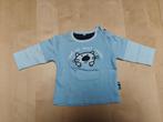 Licht blauw t-shirt poes maat 62, Ophalen of Verzenden, Gebruikt, Jongetje of Meisje, Shirtje of Longsleeve
