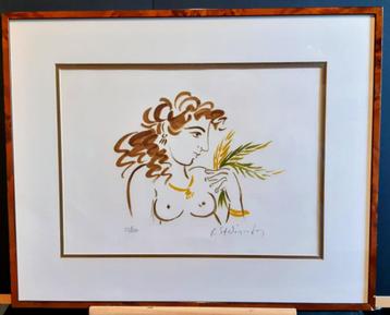 Mooie litho van George Stathopoulos . beschikbaar voor biedingen