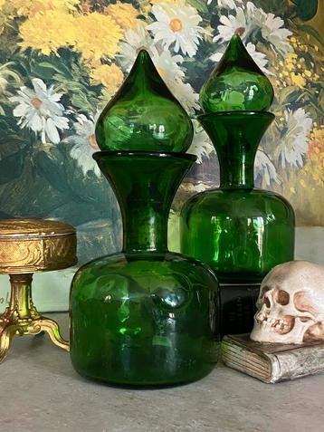 Vintage glaswerk decoratie interieur vazen decoration beschikbaar voor biedingen