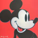 ANDY WARHOL “Mickey Mouse” Disney | litho+ certificaat, Antiek en Kunst, Ophalen of Verzenden