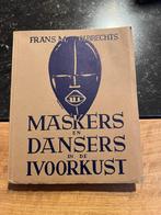 Maskers en Dansers in de Ivoorkust - Frans M. Olbrechts, Autres sujets/thèmes, Utilisé, Enlèvement ou Envoi, Frans M. Olbrechts