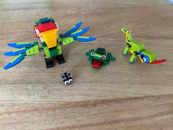 LEGO Creator - 2 volledige sets - Regenwoud dieren beschikbaar voor biedingen