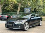 AUDI A5 COUPE S-LINE 2.0 BENZINE TOP STAAT, Auto's, Zwart, 4 cilinders, 1984 cc, Leder en Stof