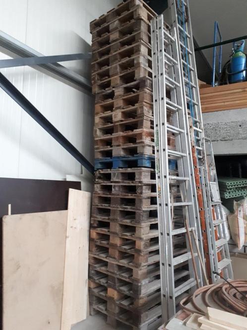 Europallet in goede staat, Doe-het-zelf en Bouw, Hout en Planken, Gebruikt, Pallet, Minder dan 200 cm, 25 tot 50 mm, Ophalen
