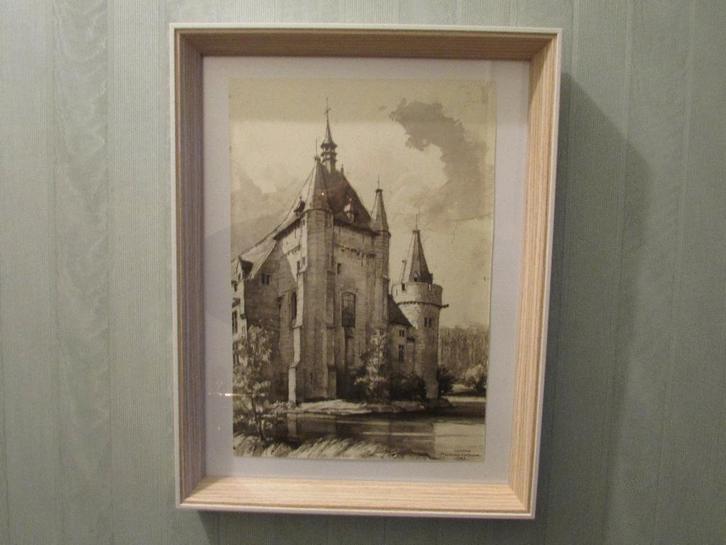 HERMAN VERBAERE. CHÂTEAU DE LAARNE, Antiquités & Art, Art | Dessins & Photographie, Enlèvement ou Envoi
