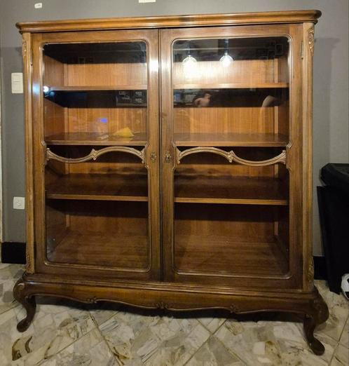 Antieke Franse vitrinekast / buffetkast – vintage barok stij, Antiek en Kunst, Antiek | Kantoor en Zakelijk, Ophalen