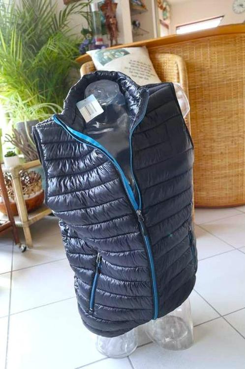 vintage bodywarmer jas nieuw, Kleding | Dames, Bodywarmers, Nieuw, Maat 42/44 (L), Blauw, Ophalen of Verzenden