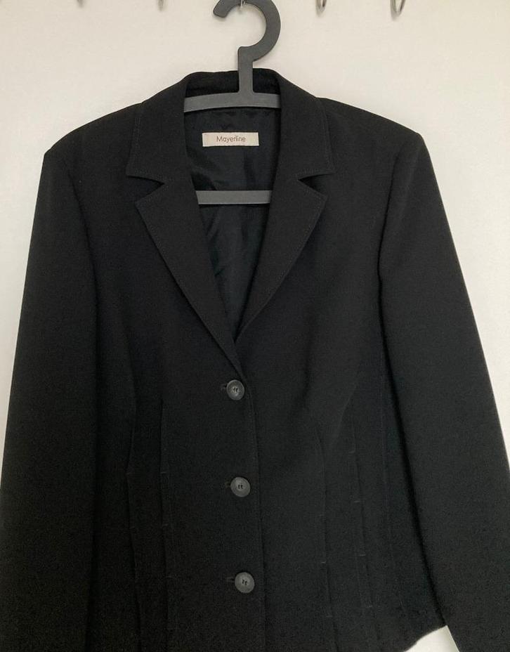 Mayerline- zwart vestje -maat 42-Nieuwstaat, Kleding | Dames, Truien en Vesten, Zo goed als nieuw, Maat 42/44 (L), Zwart, Ophalen of Verzenden