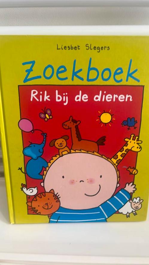 Liesbet Slegers - Zoekboek Rik bij de dieren, Boeken, Kinderboeken | Kleuters, Gelezen, Ophalen