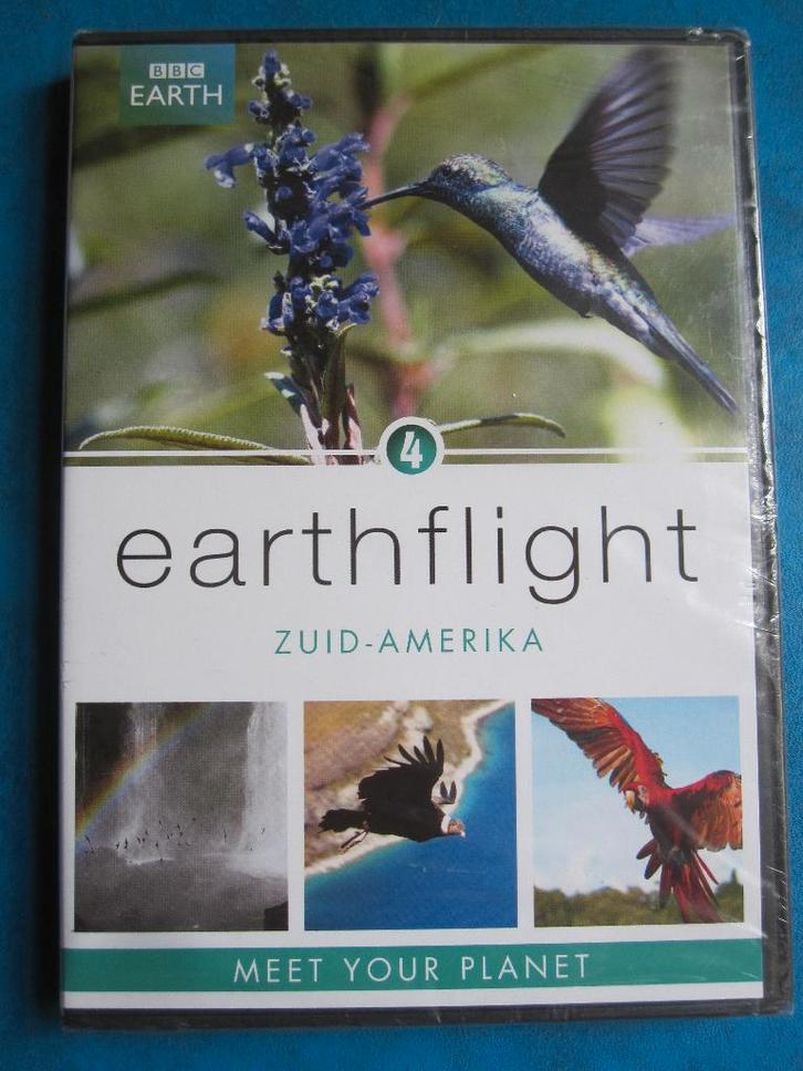 Earth Flight 4 - Zuid-Amerika (nieuw in de verpakking), Cd's en Dvd's, Dvd's | Documentaire en Educatief, Nieuw in verpakking