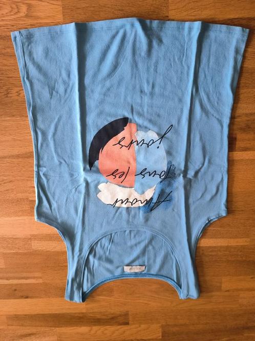 Blauw topje. Mt M. Bel & Bo, Kleding | Dames, Topjes, Gedragen, Maat 38/40 (M), Blauw, Zonder mouw, Ophalen of Verzenden