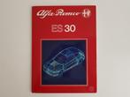 Originele Alfa Romeo ES 30 Zagato SZ uitgave - Engels - 1989, Boeken, Auto's | Folders en Tijdschriften, Alfa Romeo, Ophalen of Verzenden