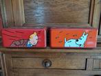 2 boites à biscuits numérotées "Tintin & Milou", Collections, Ustensile, Comme neuf, Tintin, Enlèvement ou Envoi