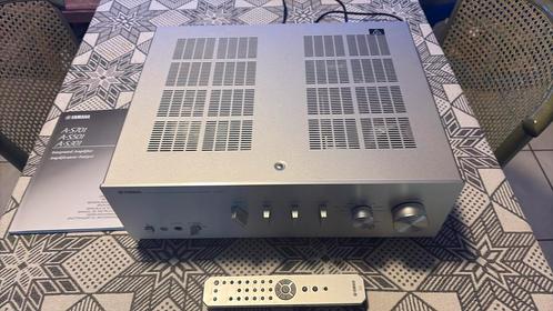 yamaha as301b versterker zilver, Audio, Tv en Foto, Versterkers en Ontvangers, Zo goed als nieuw, Stereo, 60 tot 120 watt, Yamaha