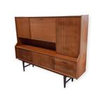 Vintage scandinavisch teak buffet kast, Huis en Inrichting, Ophalen, Zo goed als nieuw