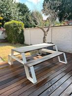 Vonk fuse design picknick tafel 180cm wit | hout, Tuin en Terras, Ophalen, Zo goed als nieuw, Hout
