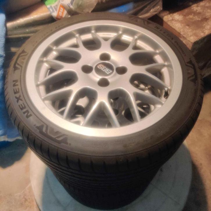BBS velgen 16Inch, Autos : Pièces & Accessoires, Pneus & Jantes, Pneus et Jantes, Pneus été, 16 pouces, 215 mm, Véhicule de tourisme